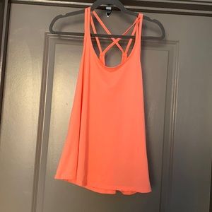 Old Navy Active Go-Dry CrissCross Straps Tank - Orange - Women’s M